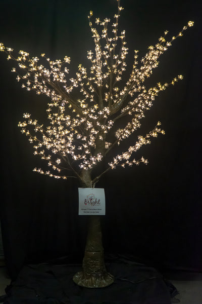 Bright Baum LED Light Cherry Artificial Tree, 11-Feet, Cool White